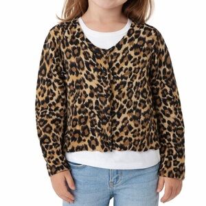 Gap Kids Size 4, Leopard Cardigan. Good Condition. Light Weight Cardigan.
